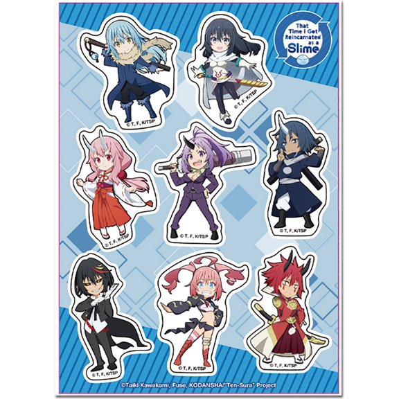That Time I Got Reincarnated As A Slime- SD2 Sticker Set 5X7