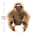 thumbnail image 2 of XUYAN 12.5" Lifelike Sloth Plush Toy Adorable Hugging Companion Soft & Cuddly Plush Toy for Kids | Cozy and Washable Plushies for Boys & Girls for Birthday, Christmas, Valentine, 2 of 4