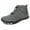 Gray, variant on Mens Barefoot Snow Boots Waterproof Winter Shoes with Faux Fur Lining Wide Toe Box Zero Drop Ankle-High Boots