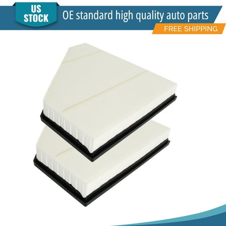 YXPCARS 2 x Engine Air Filter for Chevrolet Camaro 2016-2023 Cadillac CTS 14-19 ATS 13-19, New Air Filter Replacement (CA11494)