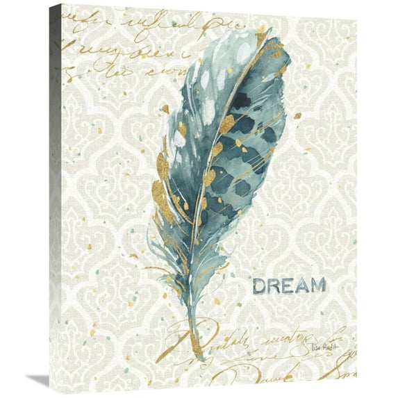 Global Gallery's 'Indigold XIX' By Lisa Audit Stretched Canvas Wall Art