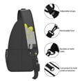 thumbnail image 4 of Lsque Cute Dinosaur Pattern Cross Chest Bag Diagonally – Premium Durable Front Chest Sling with Adjustable Padded Strap, High-Capacity Storage, 4 of 8