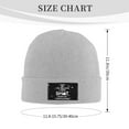 thumbnail image 3 of ZICANCN Knit Beanie Hat-Funny Words Winter Cap Soft Warm Classic Hats for Men Women, 3 of 8