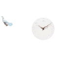 thumbnail image 1 of Reloj de pared con escultura de , figura decorativa para jardín, reloj de arte silencioso para el hogar, cocina, oficina, sala de estudio, de, 1 of 8