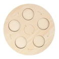 thumbnail image 3 of Ayudas para Enseñanza de Vida CUTICAT Juguete Natural Educativo Madera Cinco Cuadrícula, 3 of 7