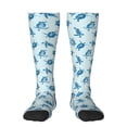 thumbnail image 2 of Lsque Turtle Printed Crew Socks Men's Women's LightWeight Thin Casual Calf Socks ,Knee High Socks,Cotton Socks, 2 of 9