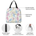 thumbnail image 2 of Kdxio Cartoon Bunny Print Insulated Lunch Bag,Reusable Tote Lunch Box for Women Men,Leakproof Cooler Lunch Bags for Work Office Travel Picnic, 2 of 6