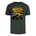 thumbnail image 1 of Playera Camiseta Hombre Personalizada Monster Truck Amarillo, 1 of 3