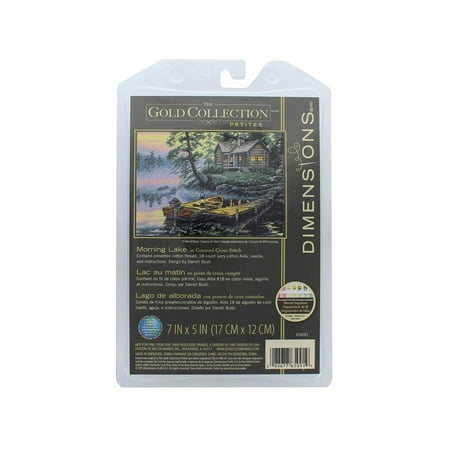 Dimensions Cross Stitch Kit 7x5 Morning Lake