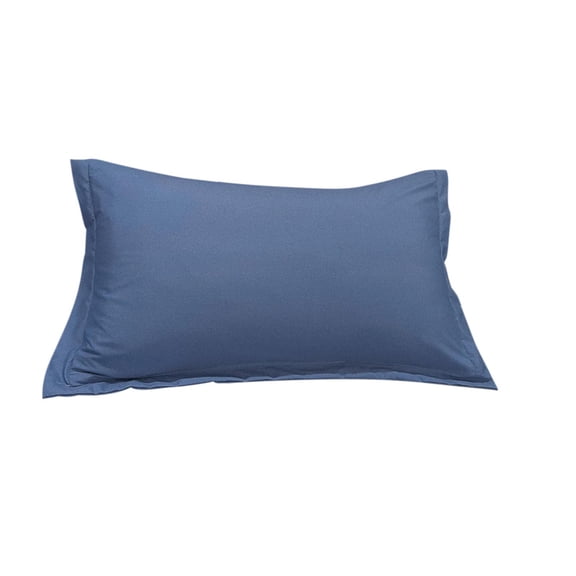 Tunhigl 18.90 x 29.13 in Solid Color Cotton Pillowcase, Ultra Soft Breathable Durable Pillow Cover, Hotel Quality Bedding for Home Bedroom