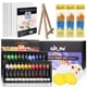 thumbnail image 1 of Kit de pintura acrílica colorida, 24 colores, 30 pinceles, 1 of 7