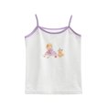 thumbnail image 2 of Spazoro Little and Big Girls Tank Tops Undershirts, Sleeveless Cute Print Summer Breathable 100%Cotton Camisole for Kids Girls Boys White Size 9 T, 2 of 3