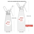 thumbnail image 2 of Dispensador de crema batida OSJ COOK de aluminio 500 ml, set, 2 of 7