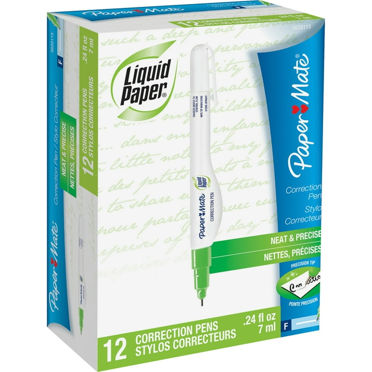 Correction Pen, 6.8 ml, White Correction Pen, 6.8 ml, White