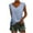 Blue, variant on qucoqpe Womens' Cap Sleeve Summer Casual Loose Fit Basic Shirts Tank Tops