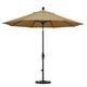 California Umbrella GSCU908117-8318 9 Pi. Marché de l'Aluminium Parapluie Col Inclinable - Lin Bronze-Sunbrella-Sésame – image 2 sur 2