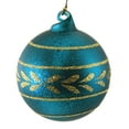 thumbnail image 2 of Holiday Ornament Jewel-Tide Bottle Brush Tree Ball Diorama Glittered Lc0663 Blue, 2 of 3