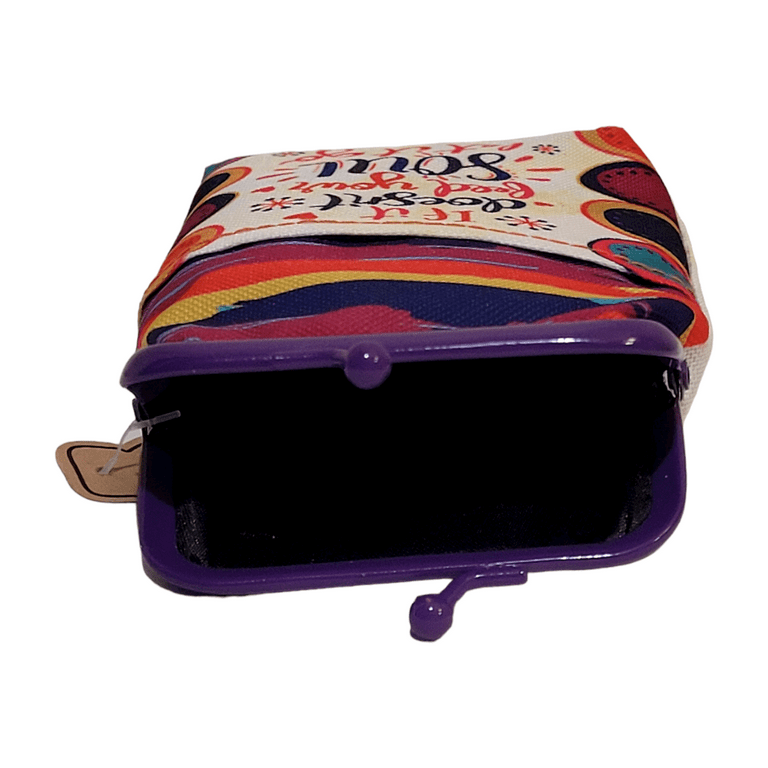 Cigarette Case for Women 100s Tampon Holder Change Purse rPET IF IT DOESN'T  FEED YOUR SOUL LET IT GO 