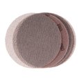 thumbnail image 1 of Uxcell 10 piezas de discos de lijado de malla de 6 pulgadas con gancho y lazo, almohadillas abrasivas de 80 granos sin polvo para muebles de madera, 1 of 7
