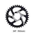 thumbnail image 3 of sweethay Juego de bielas de agujero para bicicleta de montaña, juego de manivela de aleación de aluminio, reemplazo de mantenimiento de Ciclismo Tipo 6 sweethay OD026015-06, 3 of 6