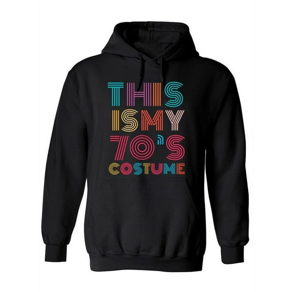 This Is My 70s Costume Hoodie Women -Image by Shutterstock, Female Large