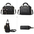 thumbnail image 3 of Carteras y bolsos de moda para mujer, bolsos de hombro de cuero con asa superior para mujer, bolsos de mano pequeños, 3 of 7