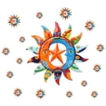 thumbnail image 3 of Adhesivos de pared con temática celestial colorida del sol y la luna bohemios, 3 of 4