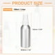thumbnail image 2 of Botellas de spray de niebla fina de aluminio Uxcell de 100 ml, pequeño recipiente recargable para viajes con tapa de boquilla de plástico blanca para perfume y cosméticos., 2 of 7