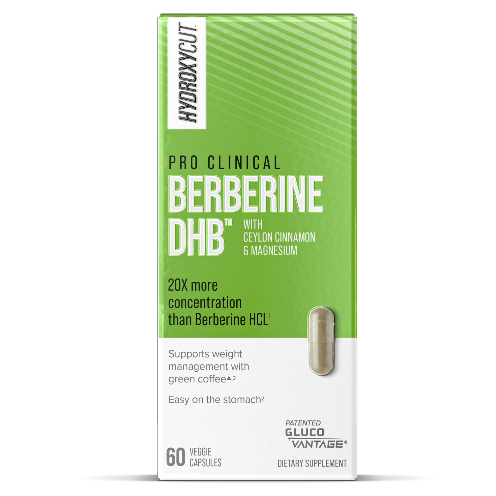 Hydroxycut Pro Clinical Ultimate Berberine for Weight Management, 60 Capsules