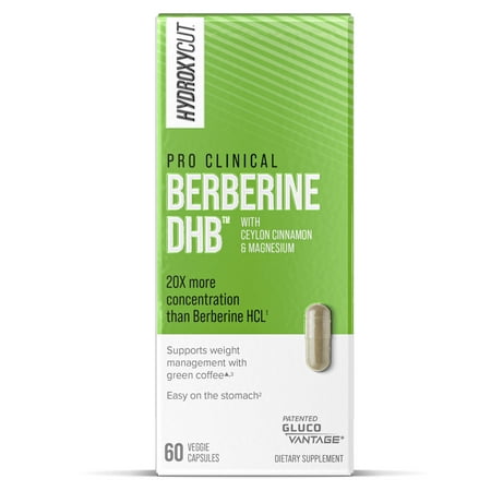 Hydroxycut Pro Clinical Ultimate Berberine for Weight Management, 60 Capsules