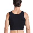 thumbnail image 3 of Hommes Compression Corset Body Shaper Débardeur à Trois Poitrines Shapewear Slimming Undershirt, 3 of 4