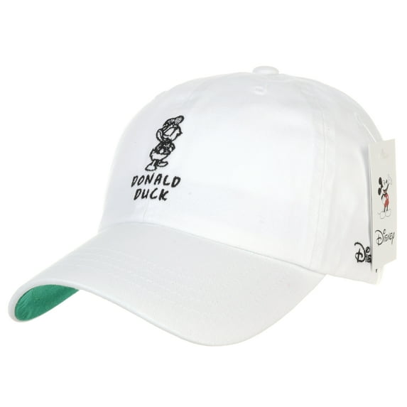 WITHMOONS Disney Donald Duck Embroidery Club House Baseball Cap CR1257 (White)