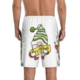 thumbnail image 4 of Lsque Christmas Gnomes Mens Sleep Pajama Shorts,Short Pajama Pants, Cotton Ultra-Soft Knit-Large, 4 of 9