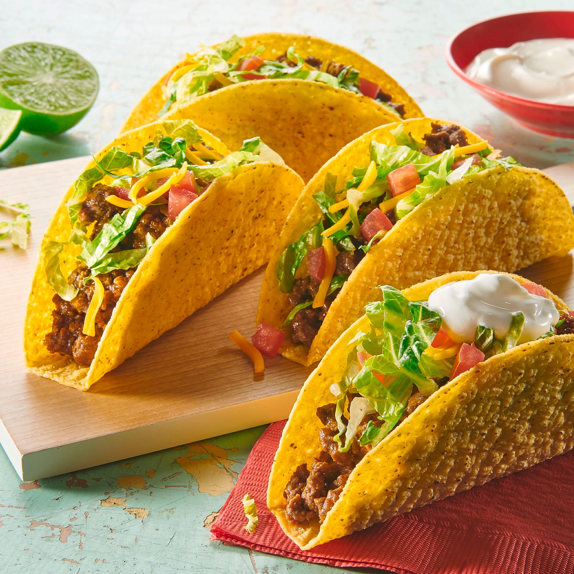Old El Paso Stand 'N Stuff Taco Dinner Kit, Easy Meal Prep, 10 Count, 8.8 oz