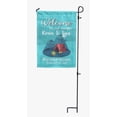 thumbnail image 4 of Printtoo Bleu Turquoise Bienvenue à Notre Terrain de Camping pour Campeur Drapeaux de Camping Personnalisés pour Campeurs Double Face Drapeau de Terrain de Camping Extérieur Drapeaux de Jardin, 4 of 4
