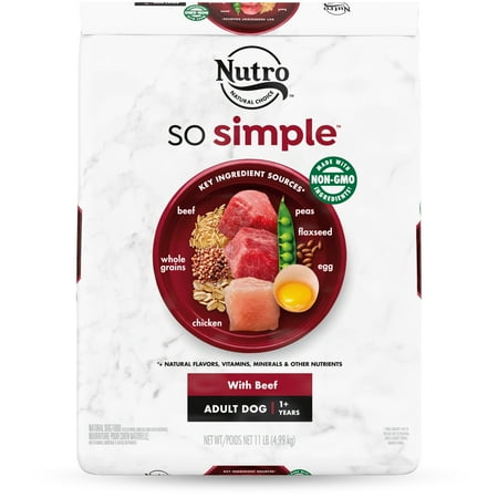 UPC: 0079105130035 | Nutro So Simple With Beef Adult Dog Food  11 Lb.