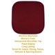 thumbnail image 3 of Almohadillas viscoelásticas Sweet Home Collection, 6 unidades, color vino, 3 of 7
