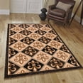 thumbnail image 2 of Allstar Rugs Allstar Modern Floral Fleur De Lis Design Rug 4' 11"x6' 11" 5' x 8', 2 of 5