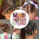 thumbnail image 5 of Girls Hair Clip Hair Tie Set Candy Color Headdress Hairpin Rubber Band Combination Set Hair Accessories, 5 of 5