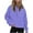 Purple, variant on Vedolay Womens Zipper Hoodie Coat Fashion Oversized Sweatshirt Sweater Pullover Tops for Women Jackets for Women Hot Pink,2XL