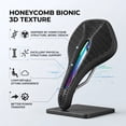 thumbnail image 4 of Honeycomb Bionic Bike Saddle, Hollow Ergonomic Bicycle Seat, Breathable & Pressure Relief, Universal Fit for Road/Mountain Bikes, Comfort Long-Ride Saddle, 4 of 11