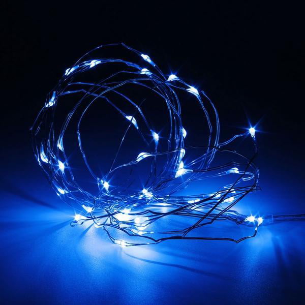 Details about   20/30/40/50100 LED Battery Micro Rice Wire Copper Fairy Party Lights String G3H9 