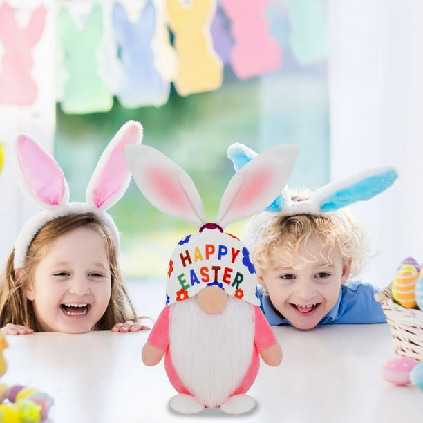 Decoraciones de Pascua, adornos de Pascua, regalos de Pascua, muñecos de Pascua, adornos de primavera, muñecos sin rostro, adornos de muñecas, decoraciones navideñas de Rudolph de Pascua, adornos de p