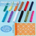 thumbnail image 2 of 12 Colors Stretch Lace Trim 12 Yards Lace Trim Ribbon Floral Embroidered Lace Ribbon for DIY Sewing Crafts Garment Embellishments Burlap Party Table Decorations diy, 2 of 6