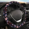 thumbnail image 5 of American Patriot steering wheel cover Anti-Slip,Sweat Absorption Universal 15 inch steering wheel covers cute car accessories for Men Women, 5 of 6