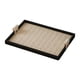 thumbnail image 2 of Bandeja para joyas, plato para servir postres, collar y pulsera rectangular multiusos 40cmx28cmx3cm beige, 2 of 9