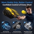 thumbnail image 5 of Feeray USAPA Approved Pickleball Paddles Set of 2, Fiberglass Rackets with Polypropylene Core, Includes 4 Balls & Carry Bag, 5 of 8