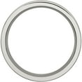 thumbnail image 2 of Titanium Grooved 6mm Brushed and Polished Band, 2 of 9