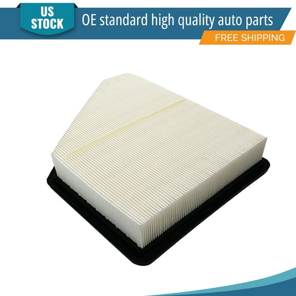 YXPCARS 1 x Front Engine Air Filter for Chevy Equinox GMC Terrain 2010-2017 L4 2.4L V6 3.0L 3.6L, New Air Filter Replacement (CA10465)