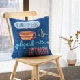 thumbnail image 5 of LALILO Throw Pillow Covers Retro With Coffee Quote Quote Coffee Cushion Cover 18" x 18", 2 Pack, 5 of 6
